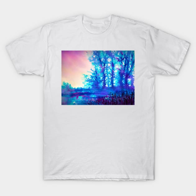 Pastel sunset T-Shirt by redwitchart